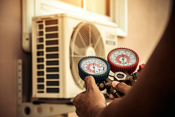 Professional Hvac technician working in Troy, PA